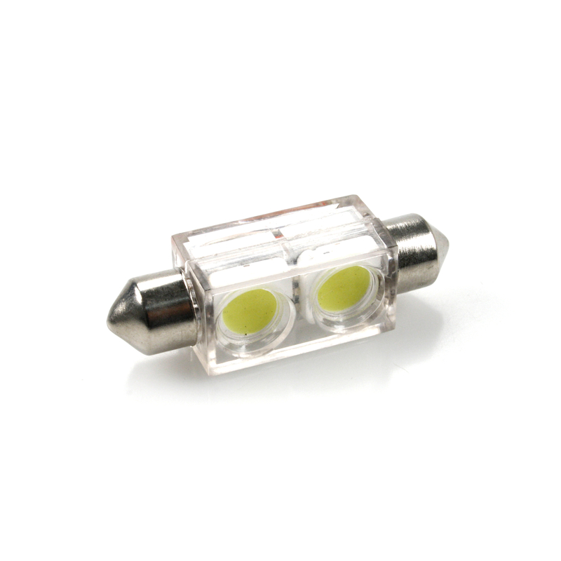 Soffitte LED XENON 2 SMD LED 12V/1W 39mm blanc – PP passion parts AG