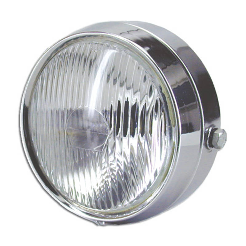 Scheinwerfer/Lampe rund mit Schalter chrom Ø 14cm Puch/Sachs – PP