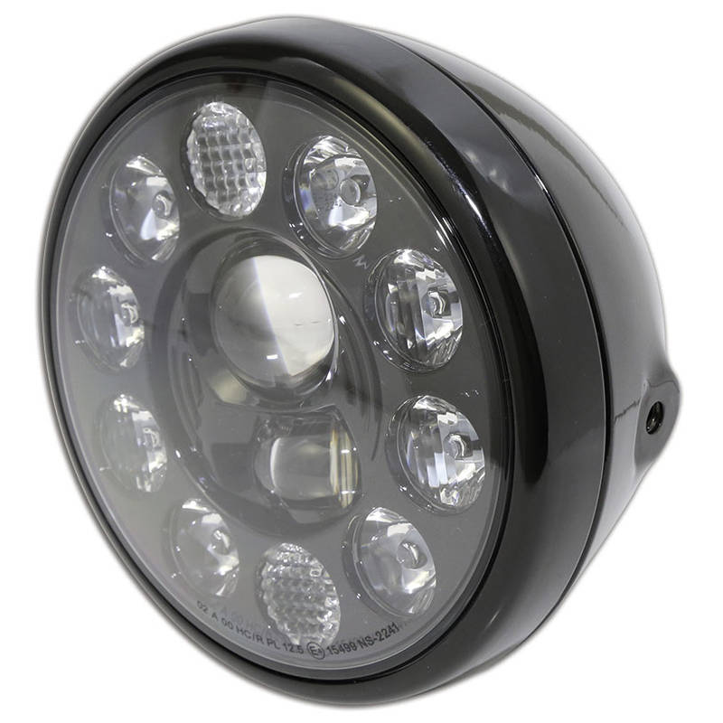 Scheinwerfer LED HIGHSIDER RENO TYP 1 190mm, schwarz E-Hom – PP passion  parts AG