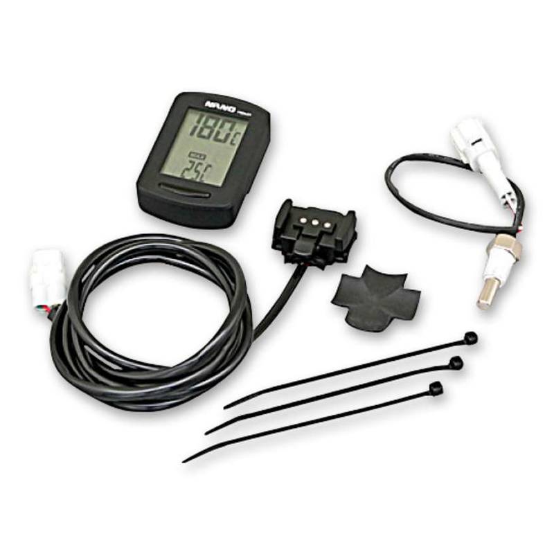 KOSO Thermometer für Öl- oder Wassertemperaturanzeige,0-120°  C,Temperaturwarnung