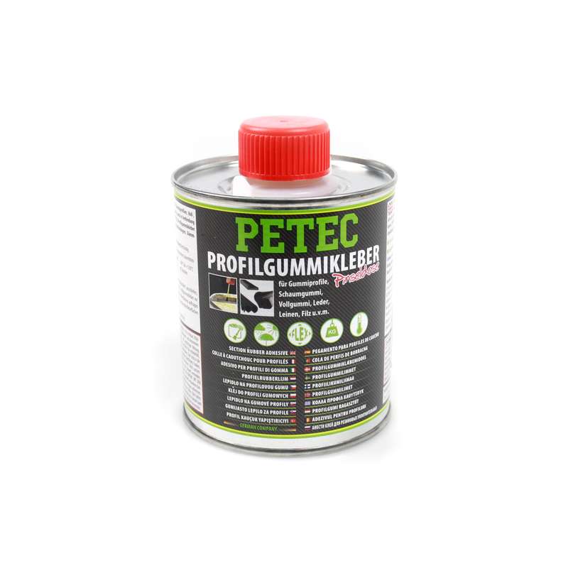Kleber PETEC PROFILGUMMI Gummi/Schaumstoff/Leder/Leinen/Filz/PVC (350ml) –  PP passion parts AG